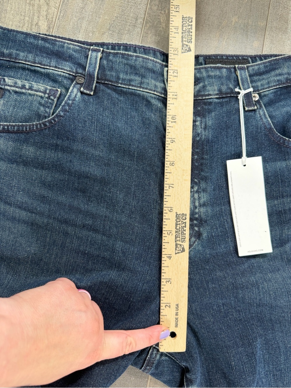 NEW AG Alexxis Straight High Rise Denim - Picture 13 of 14